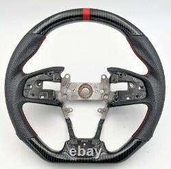 Sports Hydro Dip Carbon Steering Wheel for 2016-2020 HONDA CIVIC Gen 10th Type-R