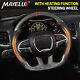 Steering Wheel Carbon Fiber withHeated for Dodge Hellcat Challenger SRT 2015-2024