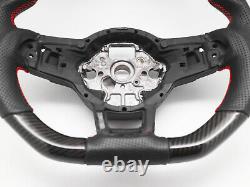 Steering Wheel for 20132020 Volkswagen Golf GTI Mk7 Mk7.5-Carbon Fiber Leather