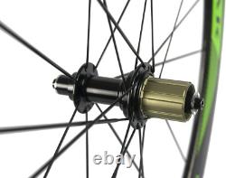 Sunrise Bike Carbon Fiber Road Wheelset Clincher Wheels 50Mm Depth R13 Hub Decal