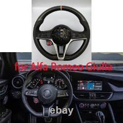Super fiber leather+Carbon fiber Steering wheel for Alfa Romeo Giulia