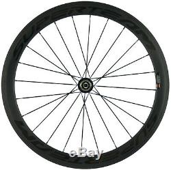 Superteam 50mm Carbon Fiber Road Bike Clincher Wheels 23mm Bicycle Wheelset