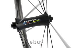Superteam 50mm Carbon Wheelset 25mm Width U Shape Road Bike R7 Ceramic Hub
