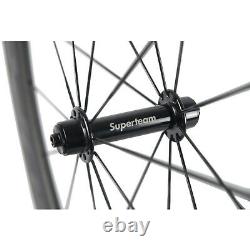 Superteam 60/88mm Carbon 700C Bike Wheelset 3k Road Bicycle Carbon Wheels R13