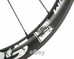 Superteam 700C 50mm Clincher Bike Carbon Road Bicycle Wheels Carbon Wheelset