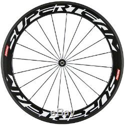 Superteam 700C Carbon Wheels 50mm Carbon Bike Clincher Wheels Bicycle Wheelset