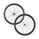 Superteam Carbon Fiber Road Bike Wheels 700C Clincher Wheelset 50mm Matte 23