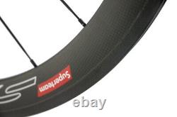 Superteam Carbon Wheels 50mm 23mm Clincher Road Bike Carbon Wheelset 3K Basalt