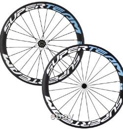 Superteam Carbon Wheelset 50mm Clincher 700c FAST SHIP GREAT STEAL! RIDE FAST