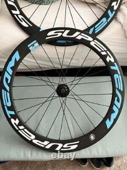 Superteam Carbon Wheelset 50mm Clincher 700c FAST SHIP GREAT STEAL! RIDE FAST