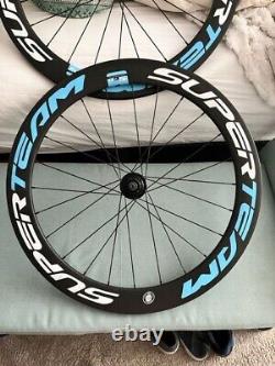 Superteam Carbon Wheelset 50mm Clincher 700c FAST SHIP GREAT STEAL! RIDE FAST