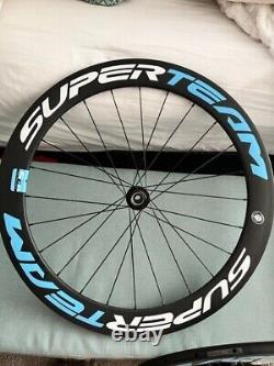 Superteam Carbon Wheelset 50mm Clincher 700c FAST SHIP GREAT STEAL! RIDE FAST