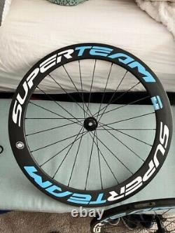 Superteam Carbon Wheelset 50mm Clincher 700c FAST SHIP GREAT STEAL! RIDE FAST