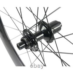 Superteam Carbon Wheelset 700C Road Disc Brake carbon Wheels 60mm CX3 Hub