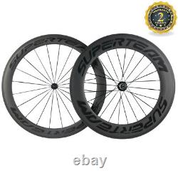 Superteam Front 60mm Rear 88mm Carbon Wheelset Road Bicycle 700C Carbon Wheels