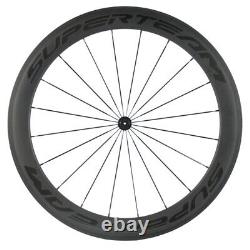 Superteam Front 60mm Rear 88mm Carbon Wheelset Road Bicycle 700C Carbon Wheels