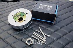 (T03) 18 Steering Wheel Big Rig Carbon Fiber Stripe Kenworth & Peterbilt 2014+