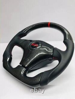 TOYOTA MR-2, CELICA, Supra TRD Flat Bottom Hydro Dip Carbon Fiber Steering Wheel