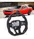 Terisass Steering Wheel Carbon Fiber Automotive Racing Steering Wheel LED Shift