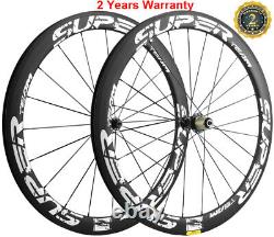 UCI Approved 25mm Width Carbon Wheels 50mm Depth Clincher Bicycle Wheelset 700C