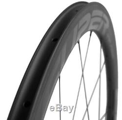UCI Approved 50mm 25mm U Shape Carbon Wheels Road Bike Cyclocross Wheelset 700C
