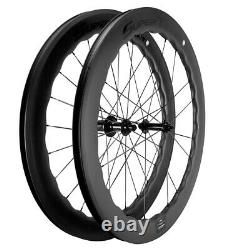 UCI Approved 6560 65mm Carbon Wheels 700C 25mm Tubeless U Shape Carbon Wheelset