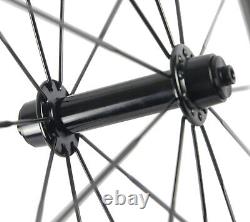 UCI Approved 700C 50mm 25mm U Shap Clincher Carbon Wheels Cycle Carbon Wheelset
