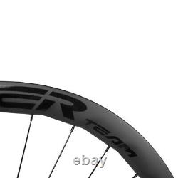 UCI Approved 700 50mm Road Bike Disc Brake Wheels CX6 Disc Brake Carbon Wheelset