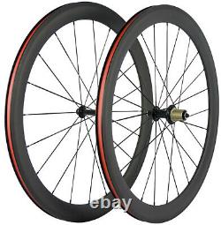UCI Approved Carbon Wheels 50mm 25mm Width Clincher U Shape Carbon Wheelset 700C