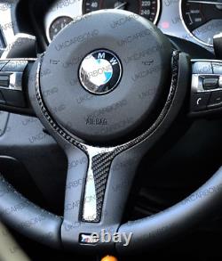 UKCARBON Real Carbon Fibre M Steering Wheel Trim Insert For BMW 2 Series F22 F23