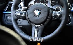 UKCARBON Real Carbon Fibre M Steering Wheel Trim Insert For BMW 2 Series F22 F23