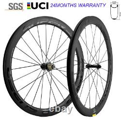 USA Superteam UCI Approved 50mm Carbon Wheels 25mm Shape Road Bike Wheelset 700C