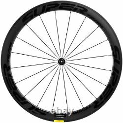 USA Superteam UCI Approved 50mm Carbon Wheels 25mm Shape Road Bike Wheelset 700C