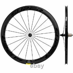 USA Superteam UCI Approved 50mm Carbon Wheels 25mm Shape Road Bike Wheelset 700C