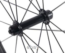 U Shape Carbon Wheels 38mm Clincher 25mm Width Wheelset Bicycle 700C Cycle Wheel