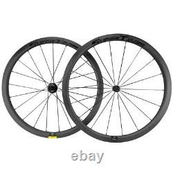 Ultra Light 38mm Clincher Carbon Wheels 700C Full Carbon Fiber Wheelset 25mm UD