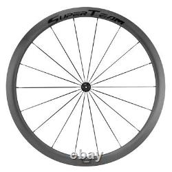 Ultra Light 38mm Clincher Carbon Wheels 700C Full Carbon Fiber Wheelset 25mm UD