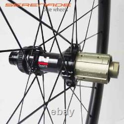 Ultra Light Carbon Fiber Bicycle Wheelset Clincher Tubeless Rims Road Bike Wheel