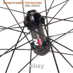 Ultra Light Carbon Fiber Bicycle Wheelset Clincher Tubeless Rims Road Bike Wheel