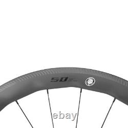 Ultra Superteam 50mm Road Bike Wheels Tubeless 25mm width Carbon Fiber Wheelset