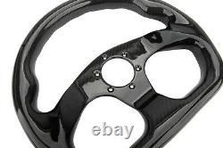 Universal Carbon Fiber Steering Wheel Drift Racing Car Glossy 12 320mm 6 Holes