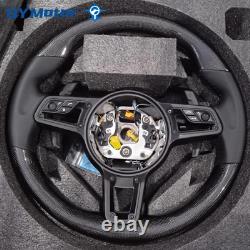 Upgrade Carbon Fiber Steering Wheel for Porsche Mancan Panamera Cayenne 911 718