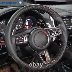 Upgrade Carbon Fiber Steering Wheel for Porsche Mancan Panamera Cayenne 911 718