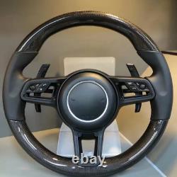 Upgrade Carbon Fiber Steering Wheel for Porsche Mancan Panamera Cayenne 911 718