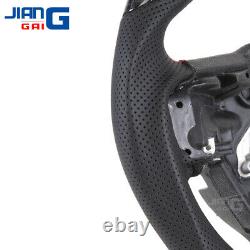 Upgraded Black Carbon Fiber Steering Wheel Fit For 2015-2020 Ford F150