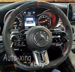 Upgraded New 2021 Mercedes-Benz AMG Carbon Fiber Customized Steering Wheel 2012+