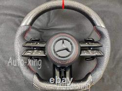 Upgraded New 2021 Mercedes-Benz AMG Carbon Fiber Customized Steering Wheel 2012+