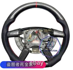 VINS CARBON FIBER Steering Wheel FOR Pontiac GTO /HOLDEN 2004-2006 WithRED RING