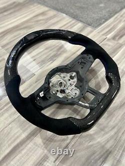 VW Golf R Carbon Fibre LED Rev Counter Display Steering Wheel, Screen, Alcantara