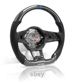 VW Golf R GTI MK7 MK7.5 Carbon Fibre Steering Wheel